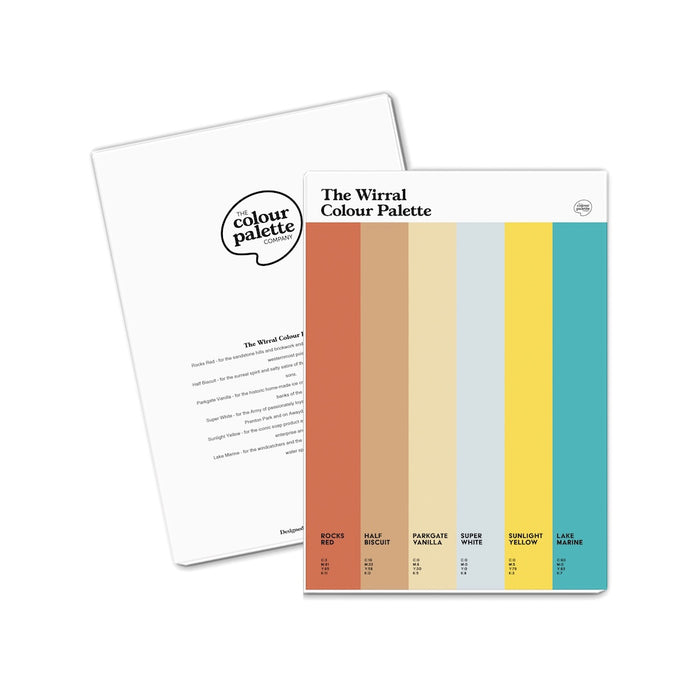The Wirral Colour Palette A5 Notepad