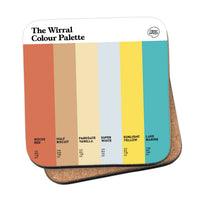 The Wirral Colour Palette Coaster