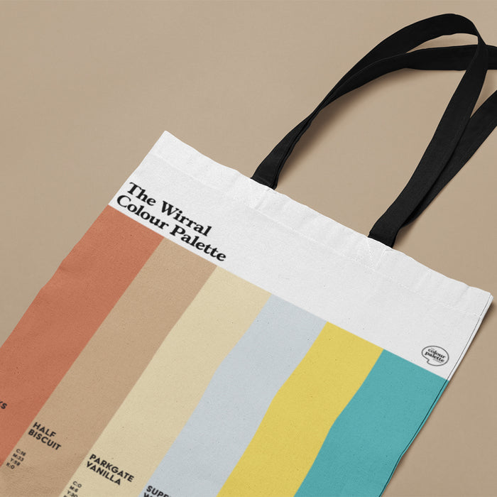 The Wirral Colour Palette Tote Bag