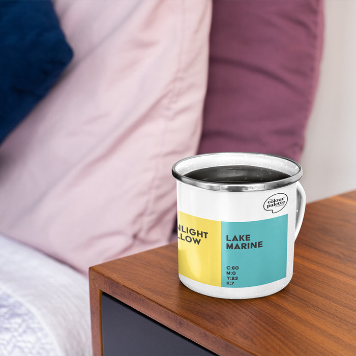The Wirral Colour Palette Enamel Mug