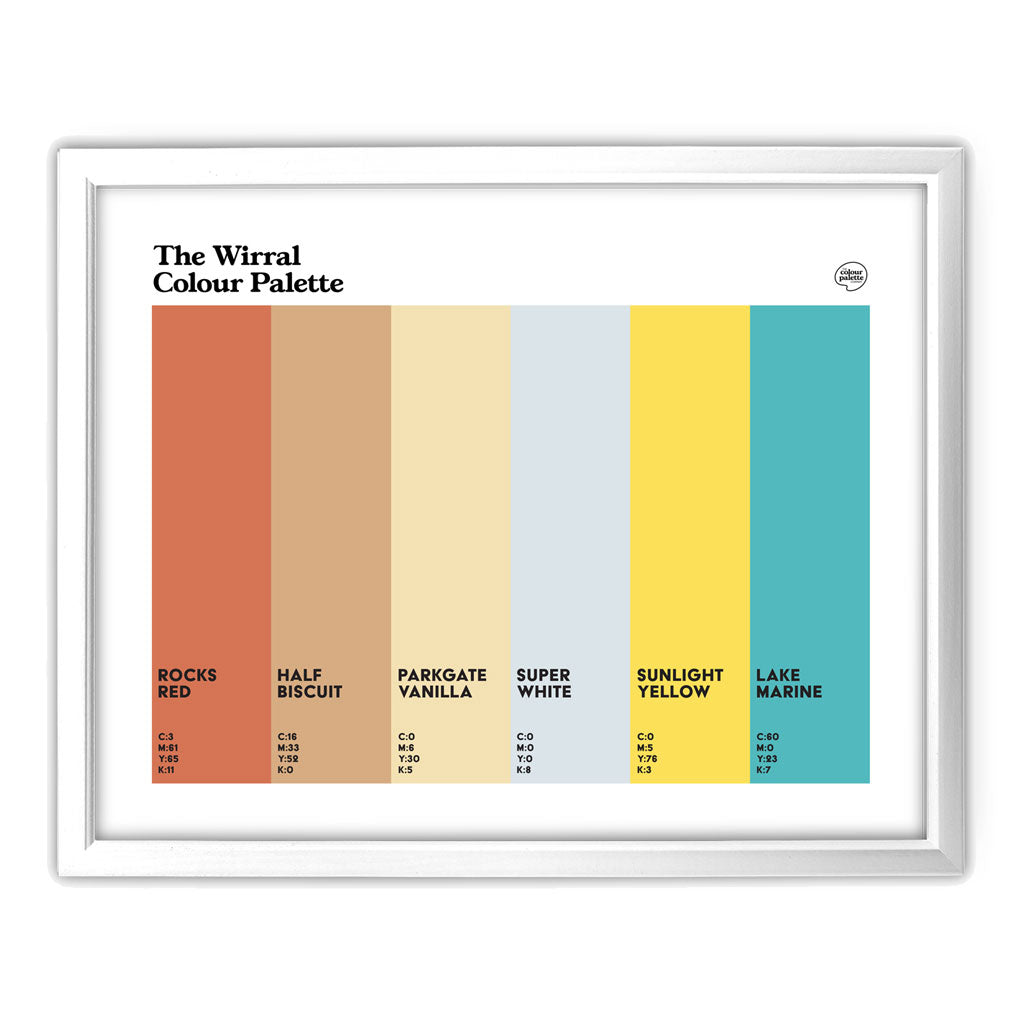 Wirral Art Print - Black Frame