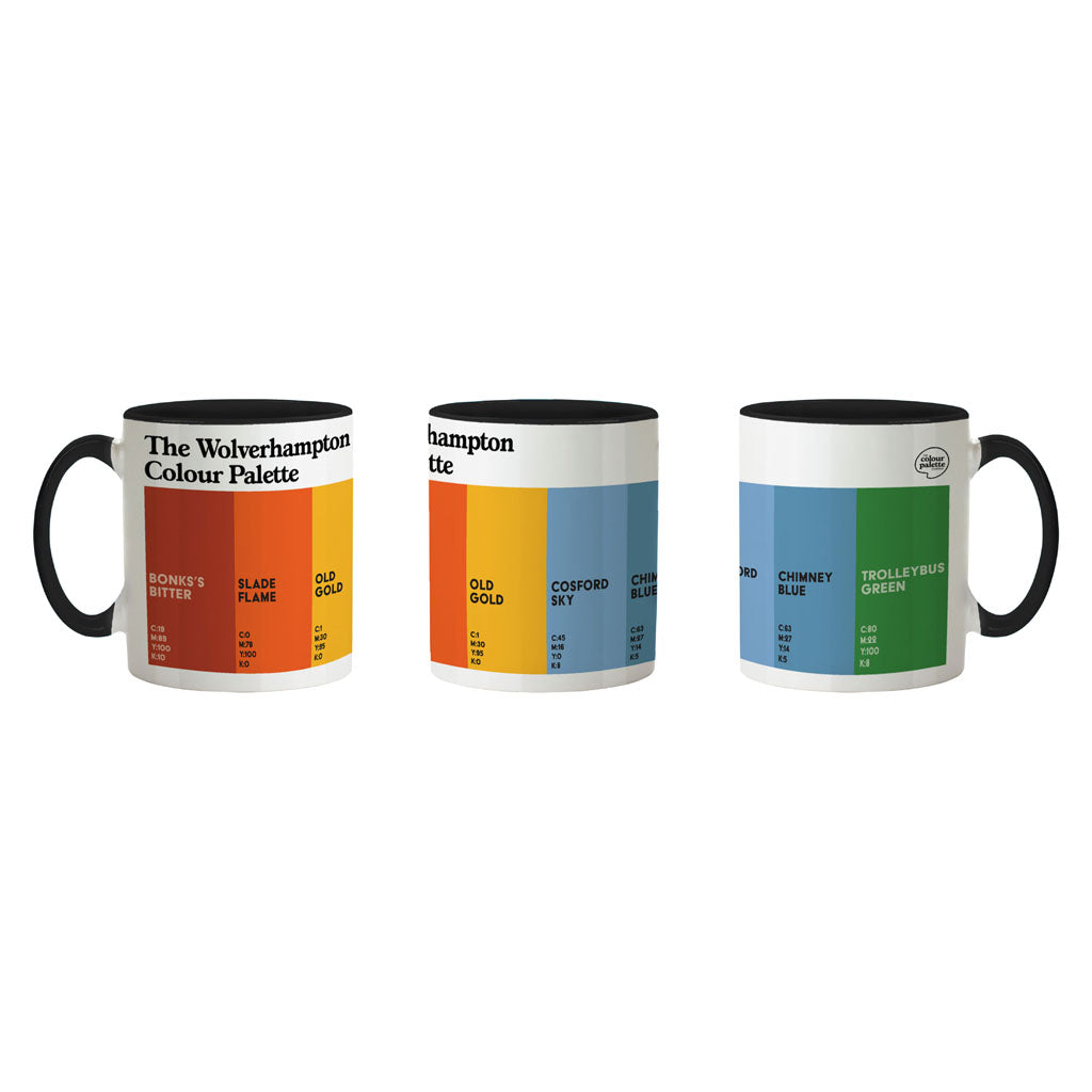 The Wolverhampton Colour Palette Porcelain Mug