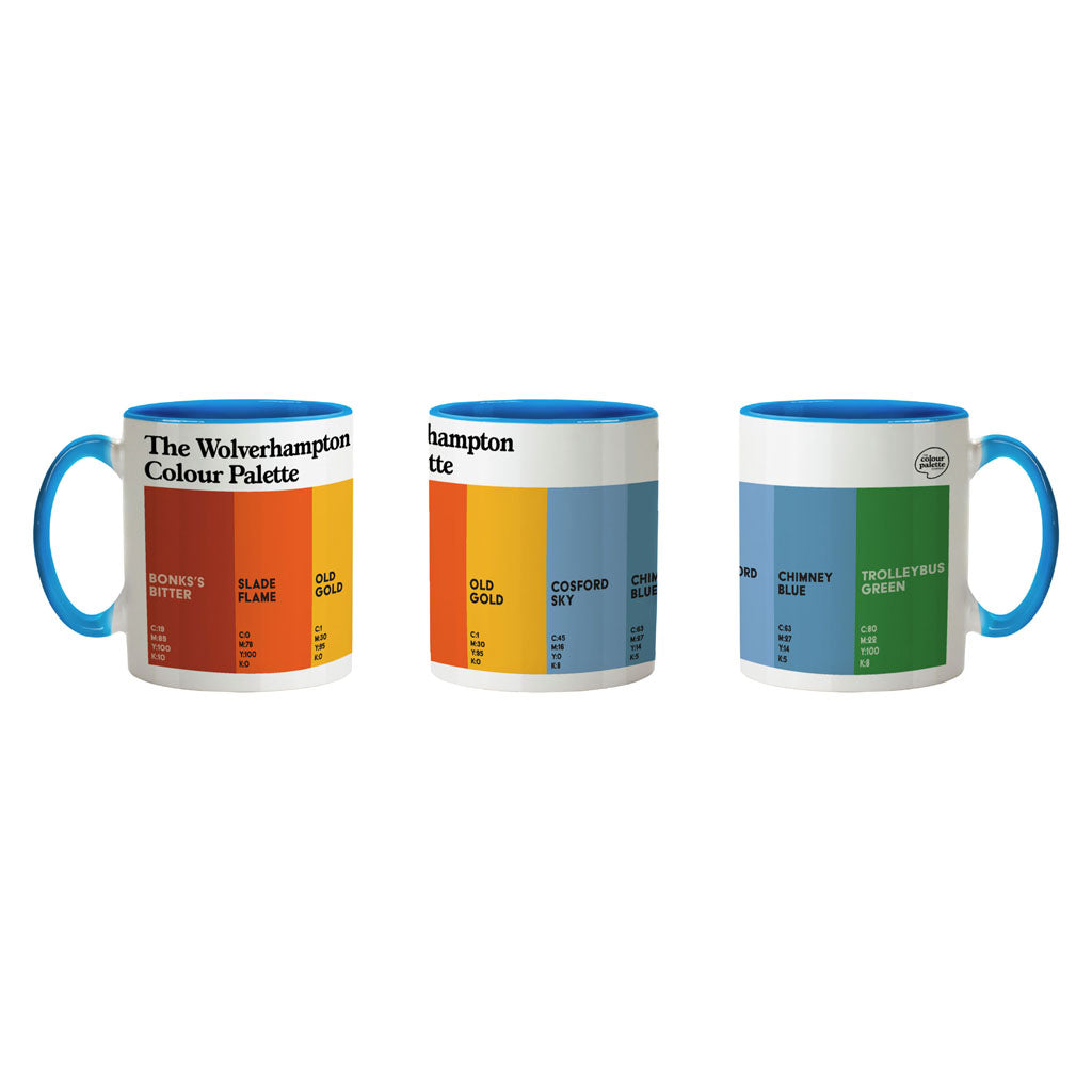 The Wolverhampton Colour Palette Porcelain Mug