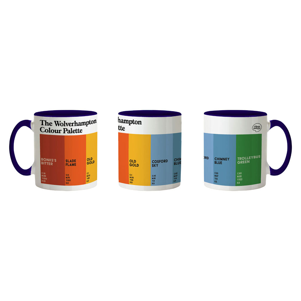 The Wolverhampton Colour Palette Porcelain Mug