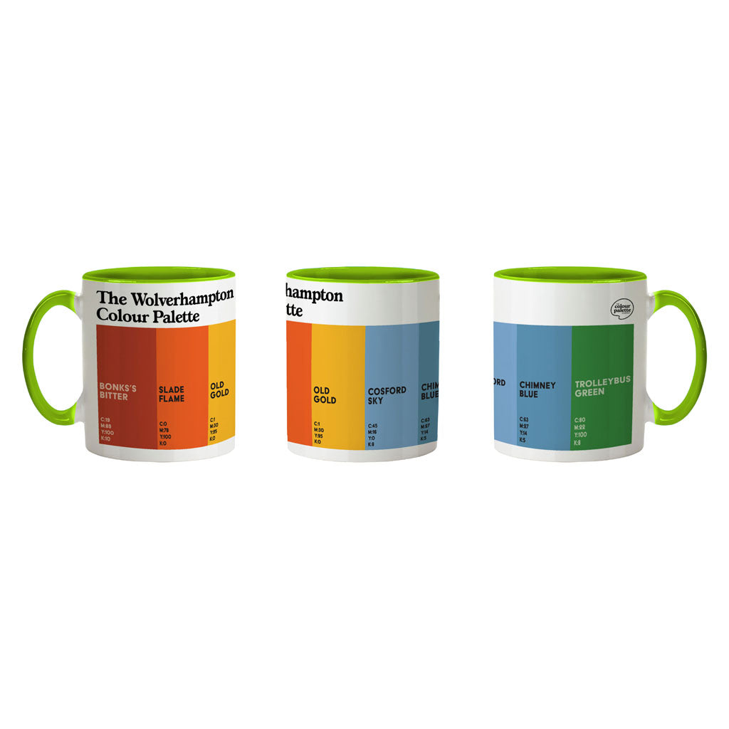 The Wolverhampton Colour Palette Porcelain Mug
