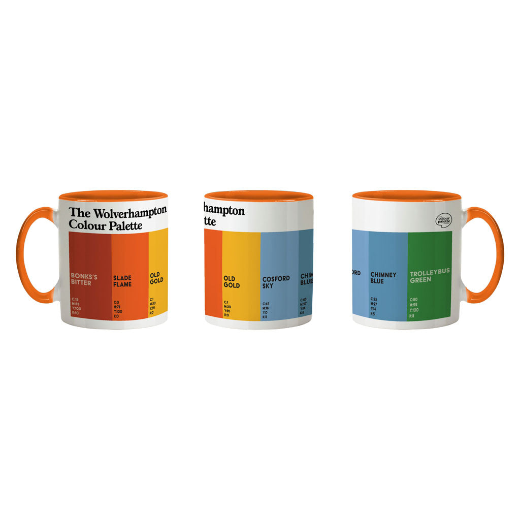 The Wolverhampton Colour Palette Porcelain Mug