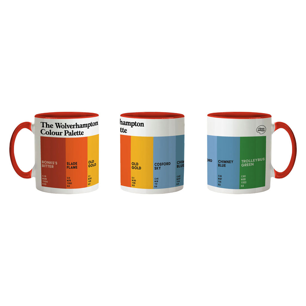 The Wolverhampton Colour Palette Porcelain Mug