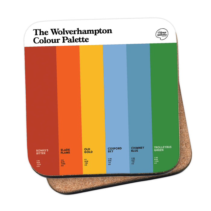 The Wolverhampton Colour Palette Coaster