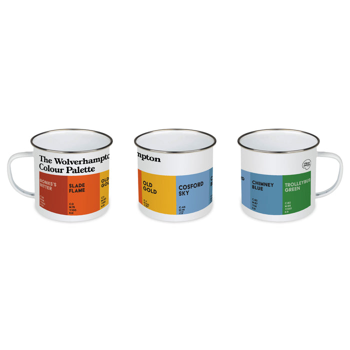 The Wolverhampton Colour Palette Enamel Mug