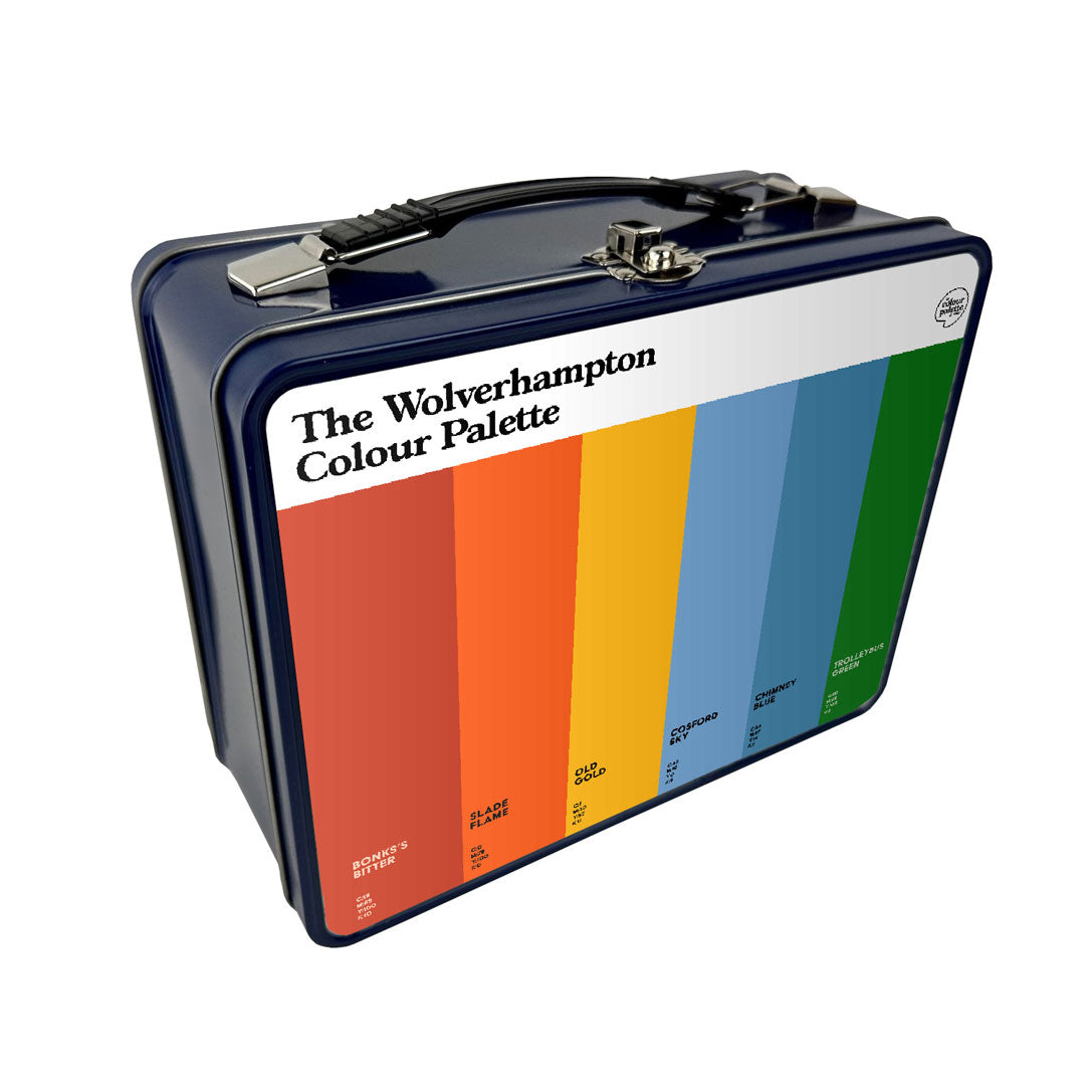 The Wolverhampton Colour Palette Metal Lunch Box