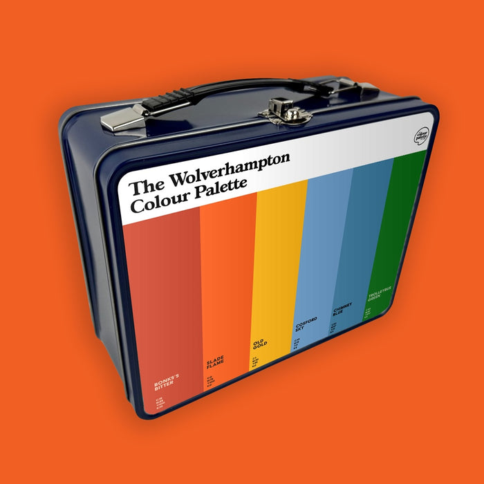 The Wolverhampton Colour Palette Metal Lunch Box