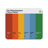 The Wolverhampton Colour Palette Mouse Mat