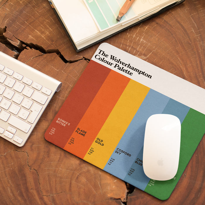 The Wolverhampton Colour Palette Mouse Mat