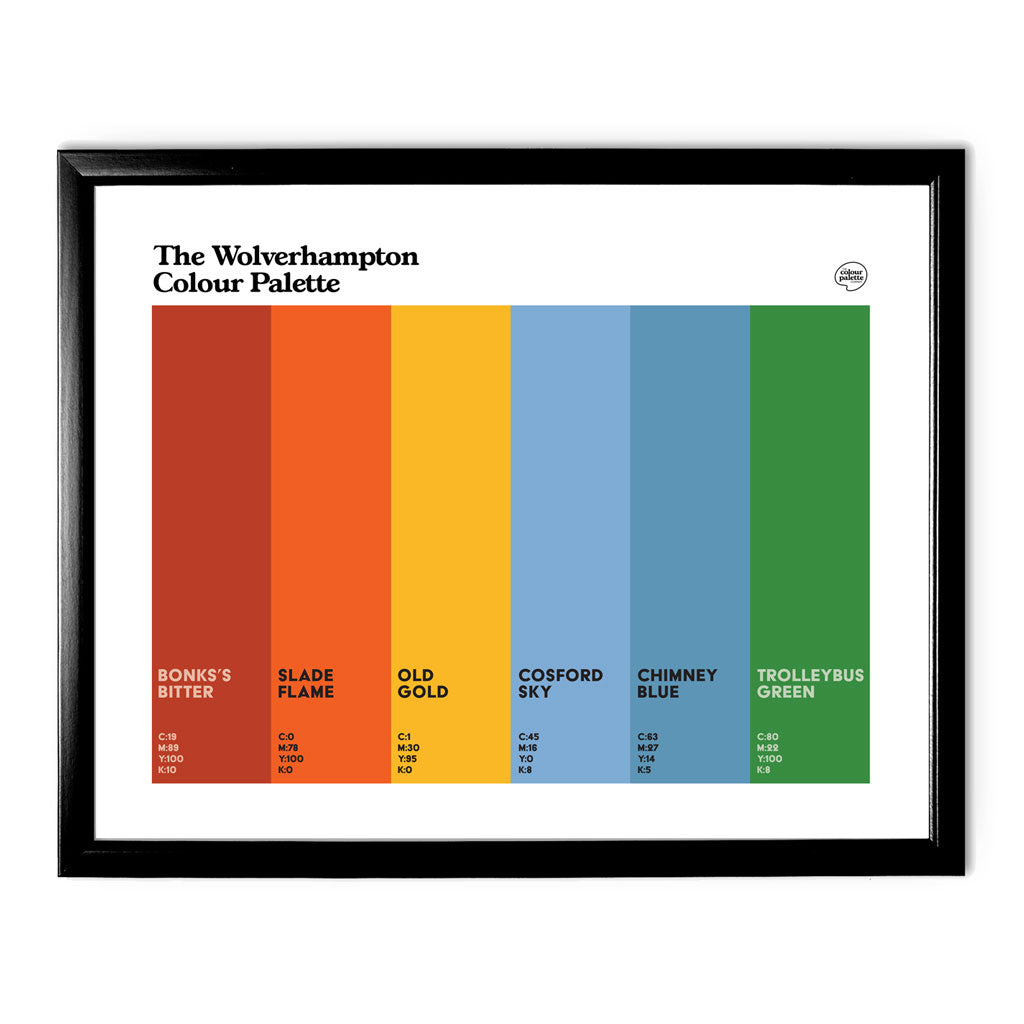 Wolverhampton Art Print - Black Frame