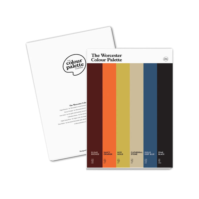 The Worcester Colour Palette A5 Notepad