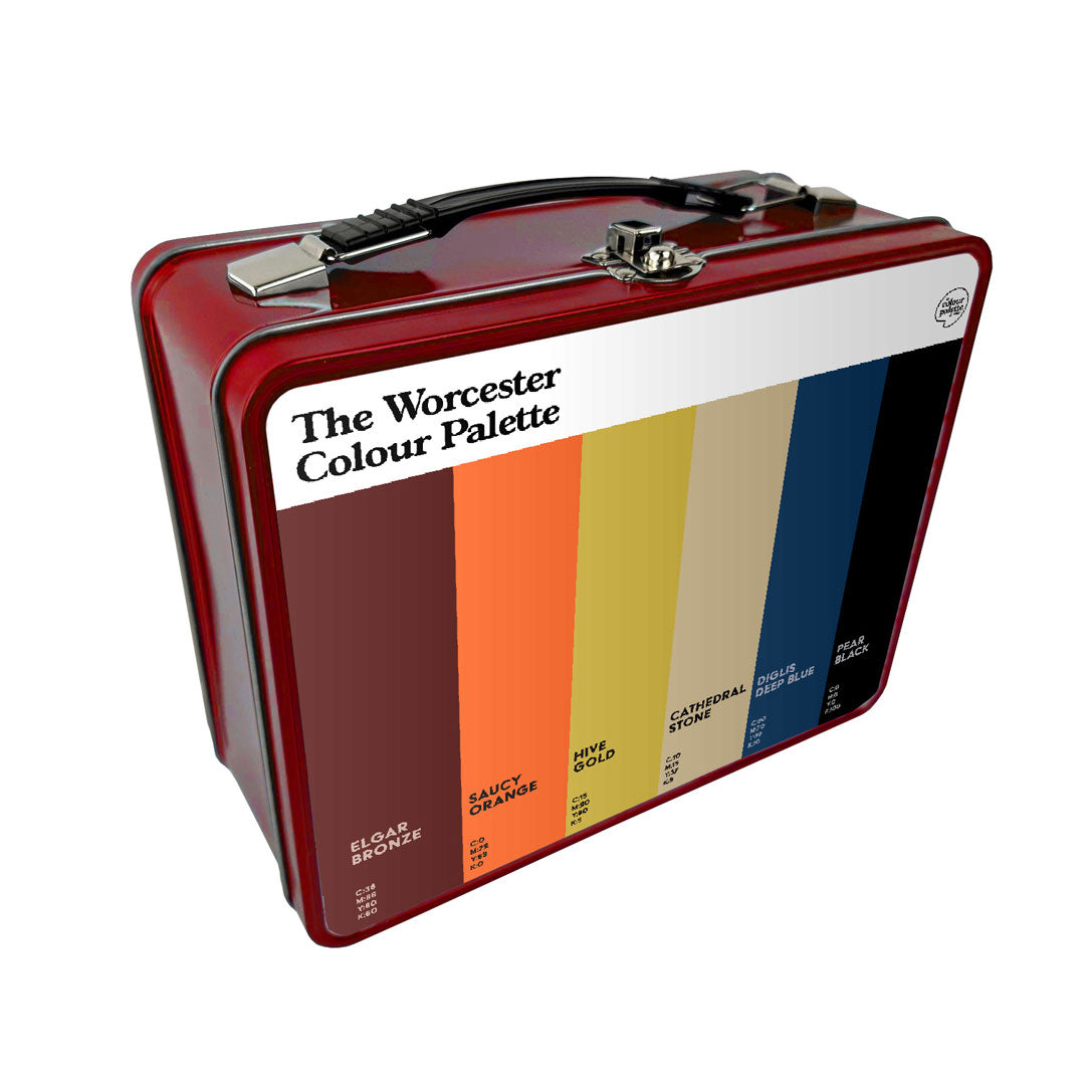 The Worcester Colour Palette Metal Lunch Box