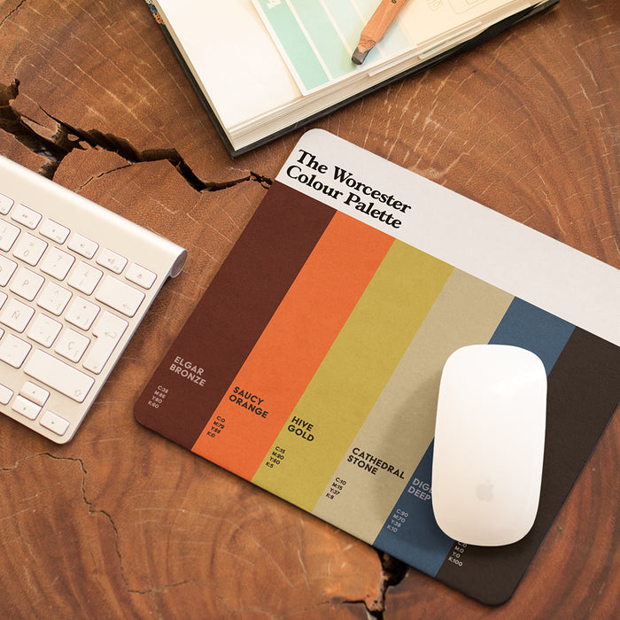 The Worcester Colour Palette Mouse Mat