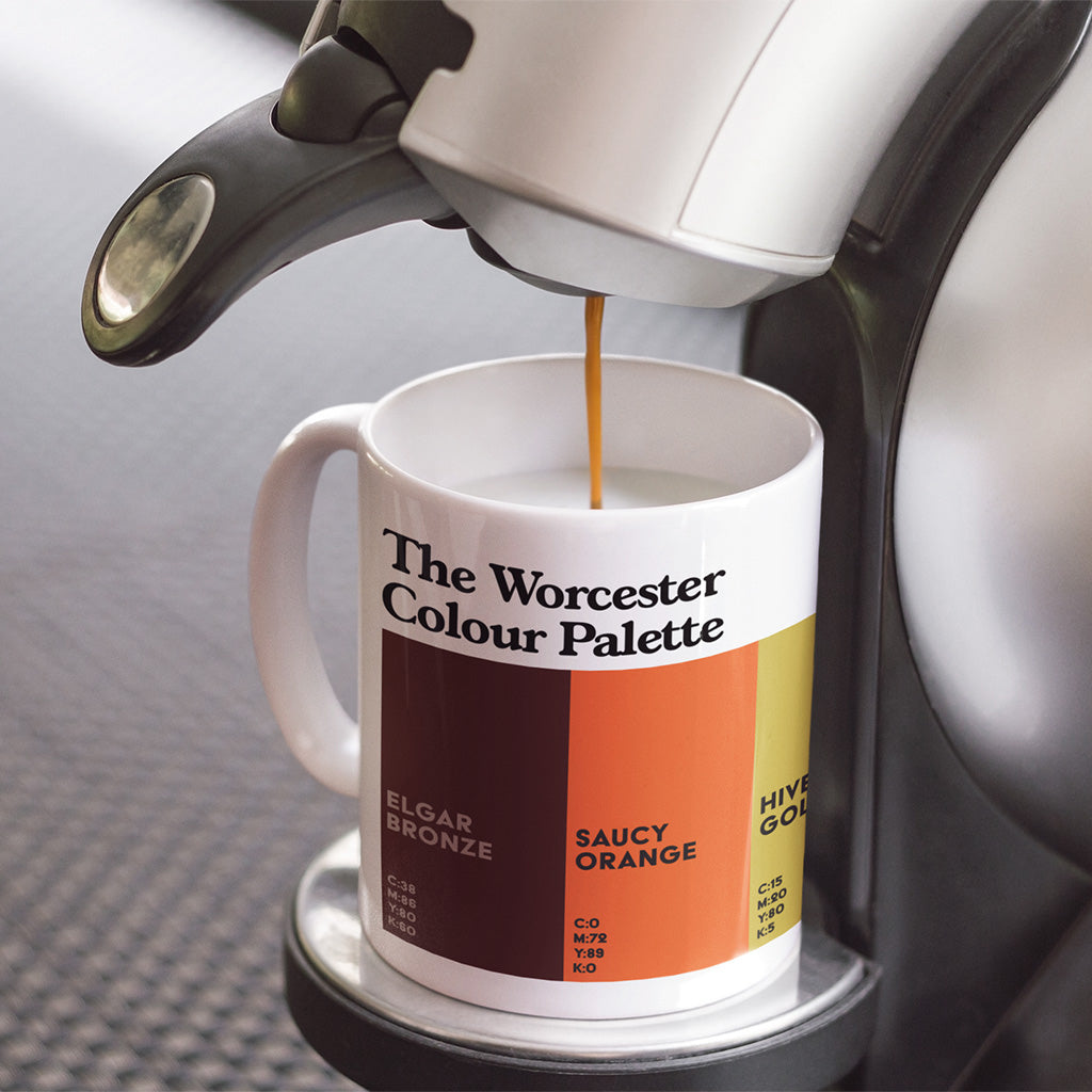 Worcester Mug featuring the colours of Worcester