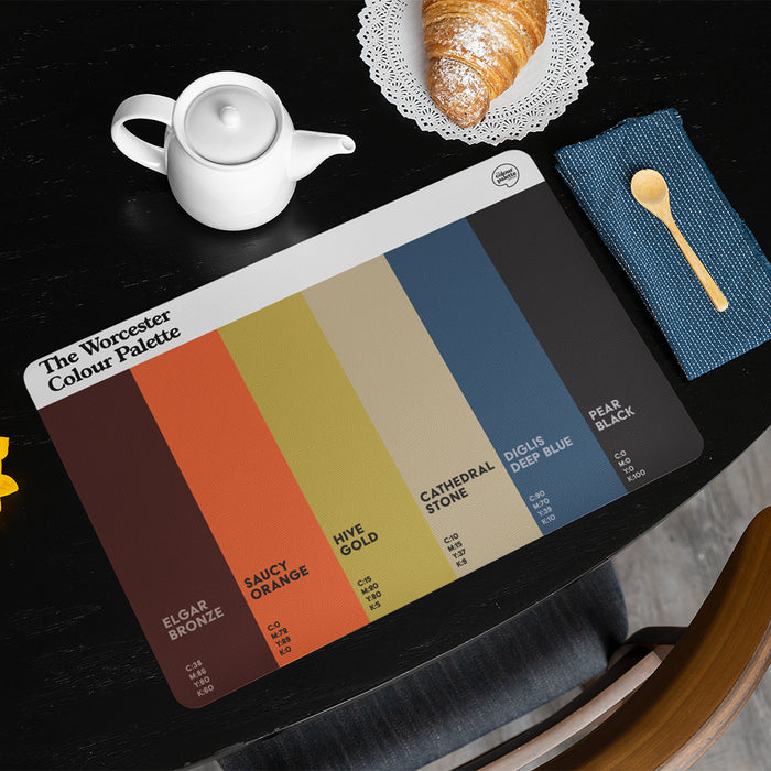 The Worcester Colour Palette Placemat
