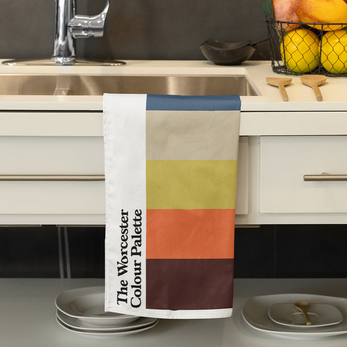 The Worcester Colour Palette Tea Towel