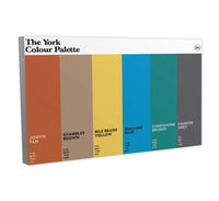 York Colour Palette Canvas Wall Art Gift