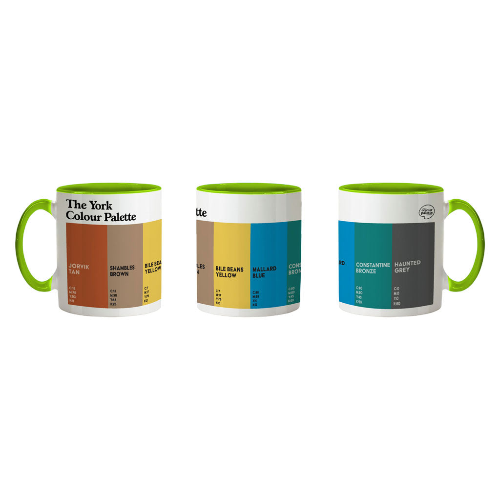 The York Colour Palette Porcelain Mug