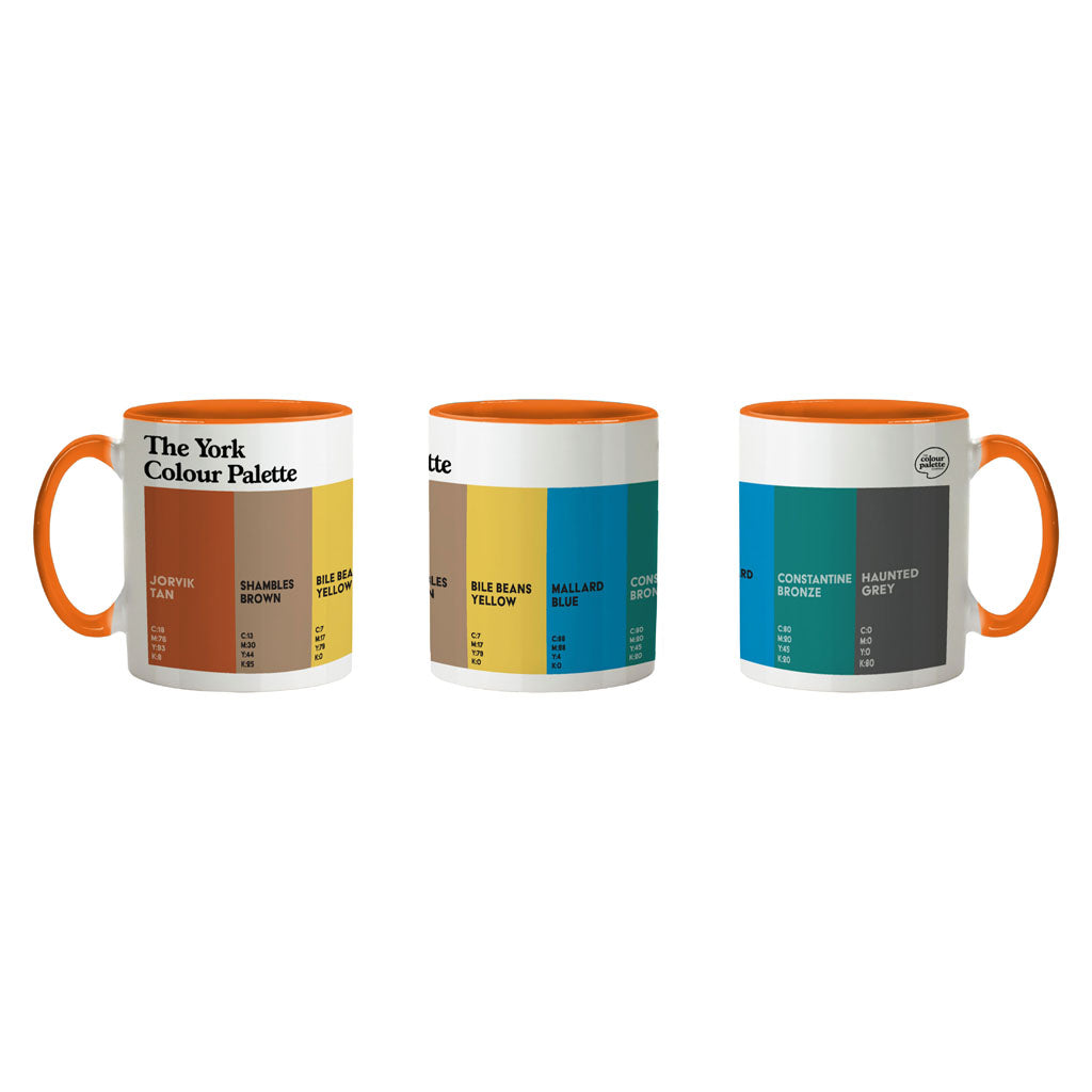 The York Colour Palette Porcelain Mug