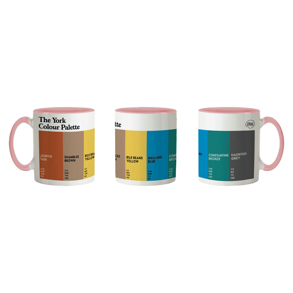 The York Colour Palette Porcelain Mug