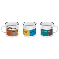 Colours of York on an enamel mug gift