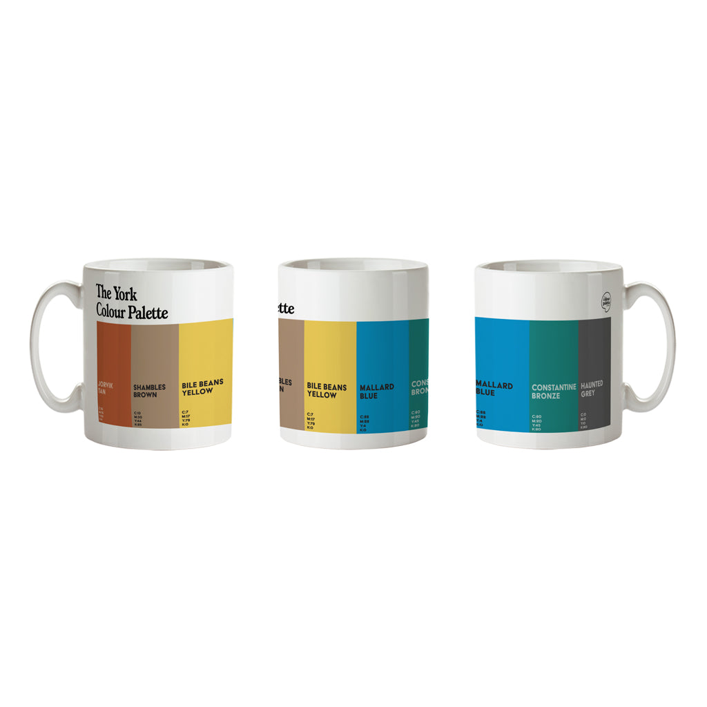 The York Colour Palette Porcelain Mug