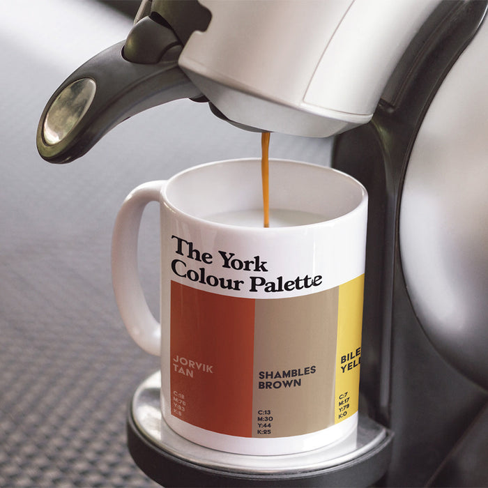 The York Colour Palette Porcelain Mug