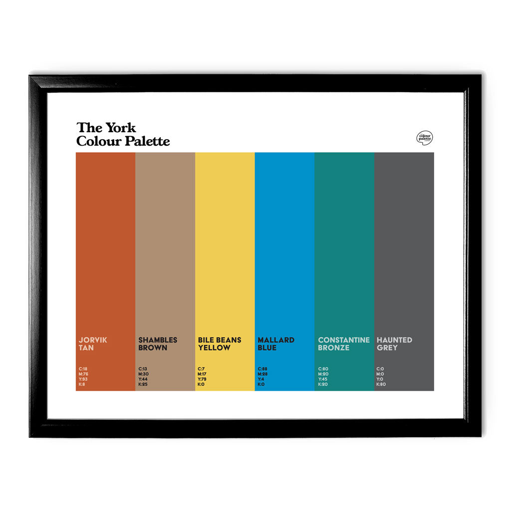 York Art Print - Black Frame