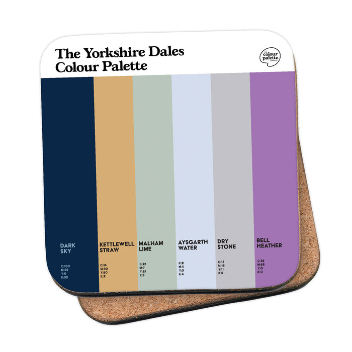 The Yorkshire Dales Colour Palette Coaster
