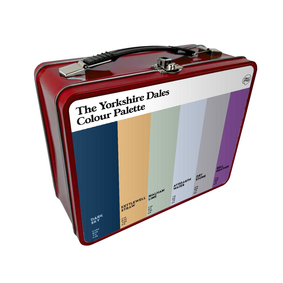 The Yorkshire Dales Colour Palette Metal Lunch Box