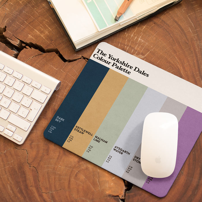 The Yorkshire Dales Colour Palette Mouse Mat