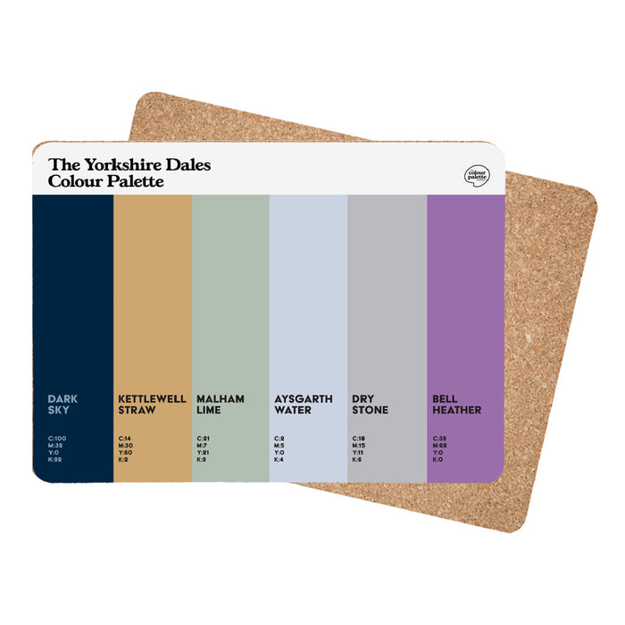The Yorkshire Dales Colour Palette Placemat