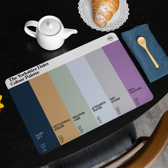 The Yorkshire Dales Colour Palette Placemat