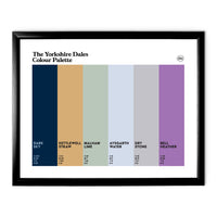 Yorkshire Dales Art Print - Black Frame