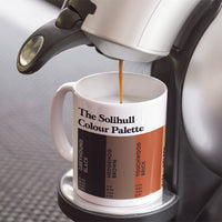 The Solihull Colour Palette Porcelain Mug