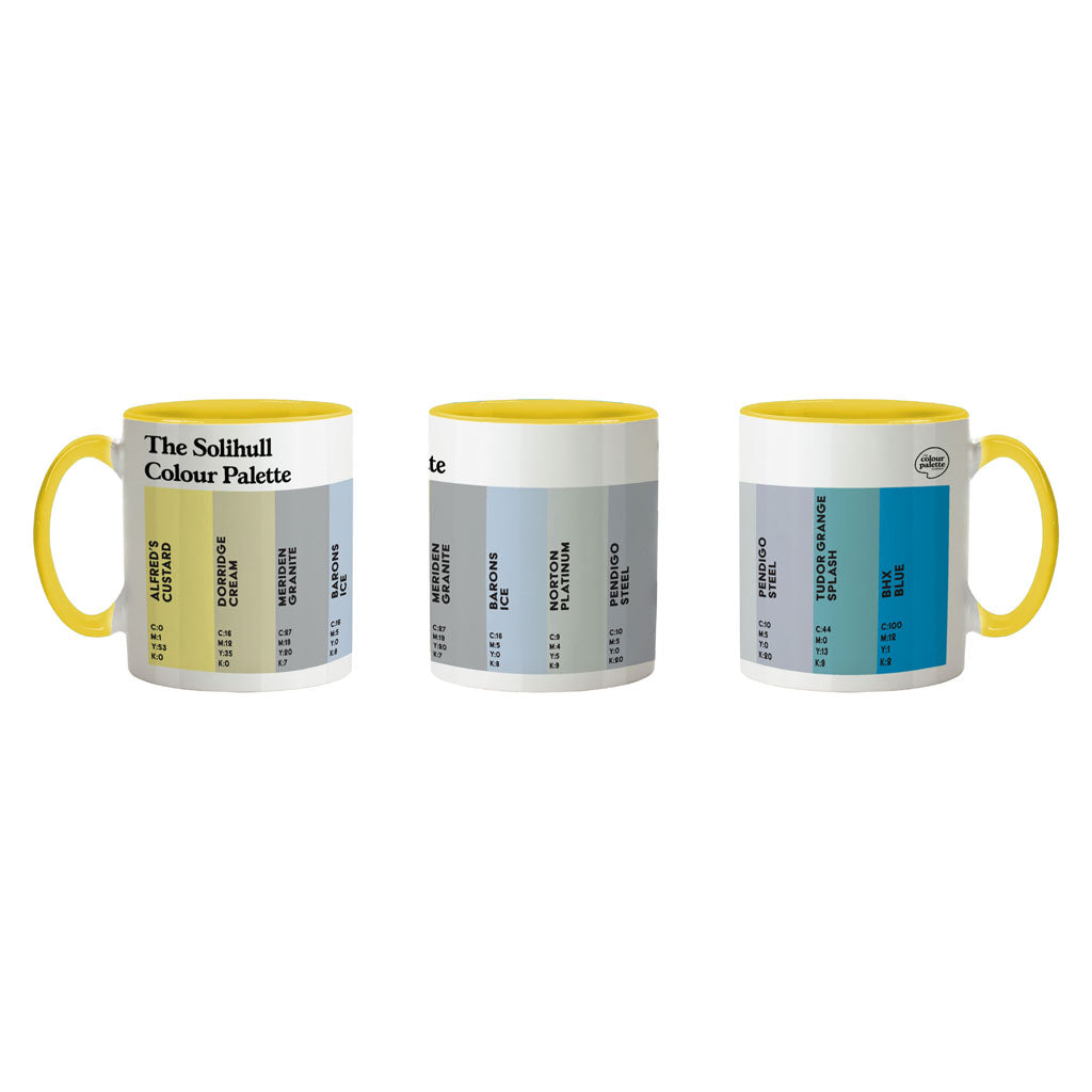 The Solihull Colour Palette Porcelain Mug