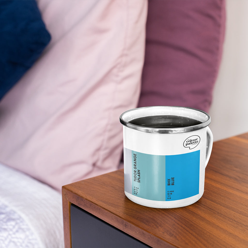 The Solihull Colour Palette Enamel Mug