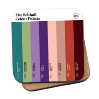 The Solihull Colour Palette Coaster