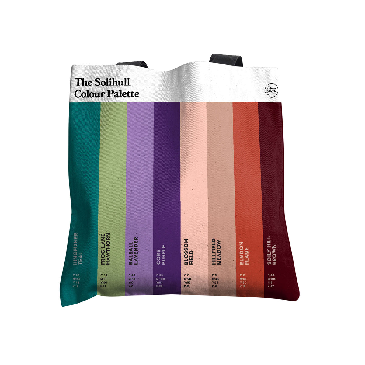 The Solihull Colour Palette Tote Bag