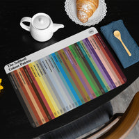 The Solihull Colour Palette Placemat