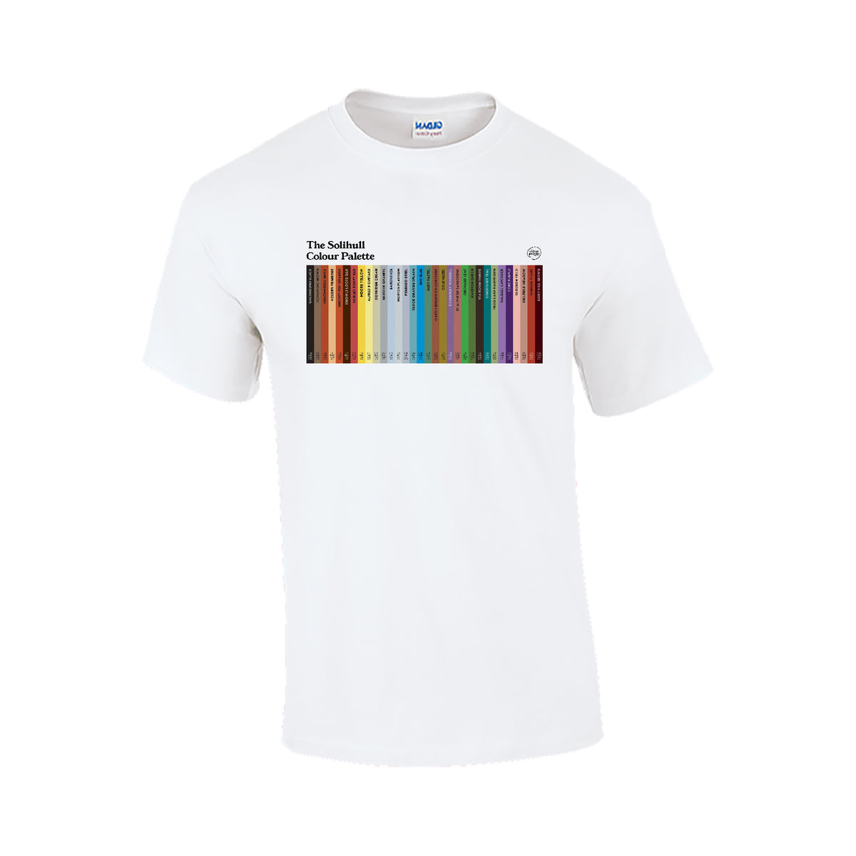 The Solihull Colour Palette T-Shirt