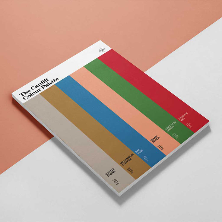 Cardiff Colour Palette sketchbook