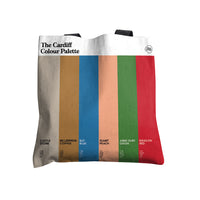 Cardiff Colour Palette tote bag gift