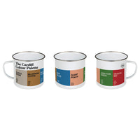 Cardiff enamel mug for camping