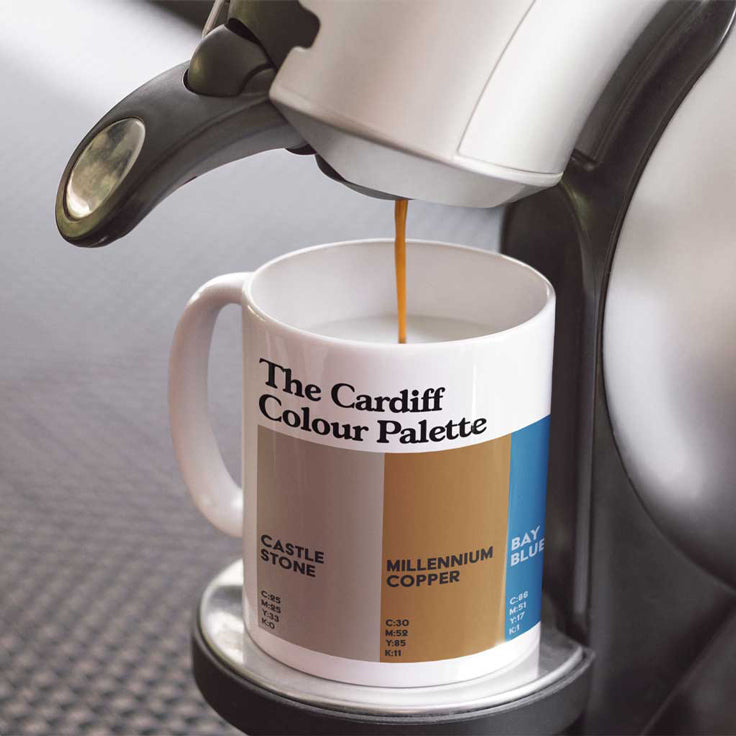 Cardiff Colour Palette Mug