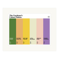 The Gardener’s Colour Palette Mounted Art Print
